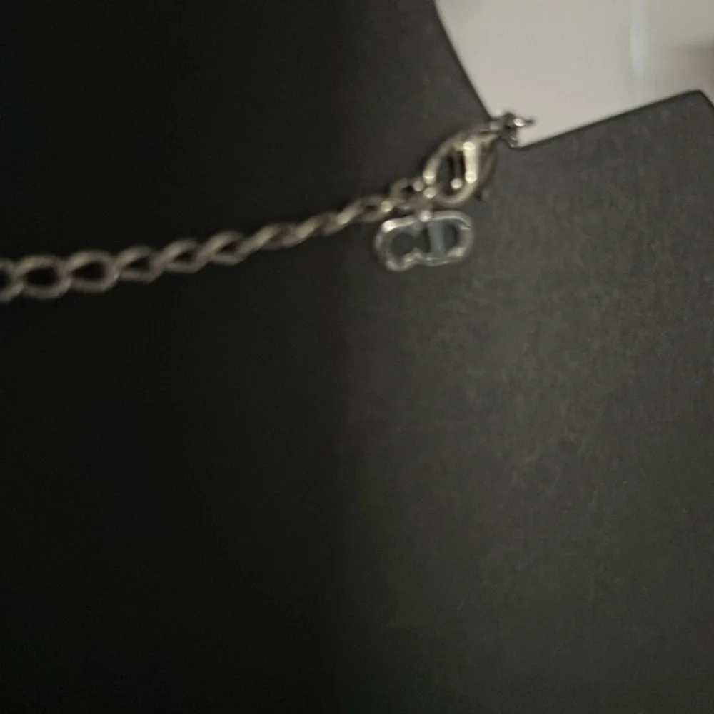 Christian Dior Jewelry Set Necklace with hook Earrings